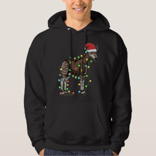 Christmas Lights Okapi Lover Funny Xmas Holiday Gi Hoodie