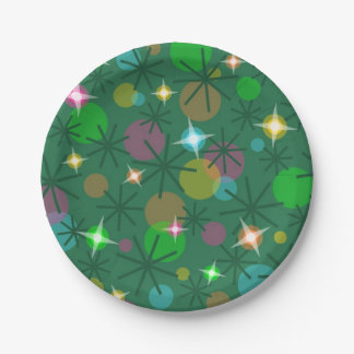 Christmas Lights paper plates