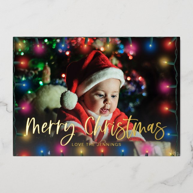 Christmas Lights & Photo (Front)