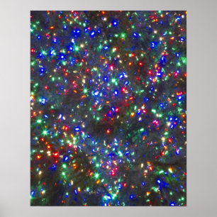 Christmas lights, Portland, Oregon Poster