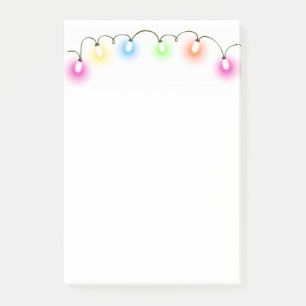 Christmas Lights Post-it Notes