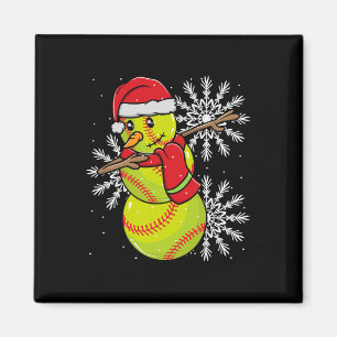 Christmas Lights Santa Snowman Softll Player Magnet