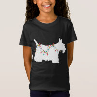 Christmas Lights Scottish Terrier a Dog Lover