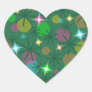 Christmas Lights sticker heart