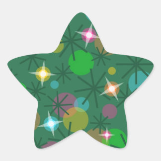 Christmas Lights sticker star