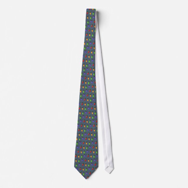 Christmas Lights Tie!  Lighten Up!! Tie (Front)