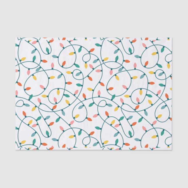 Christmas Lights Tissue Paper (Front)