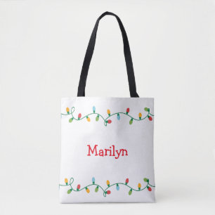 Christmas Lights Tote Bag #HolidayZ