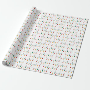 Christmas Lights Wrapping Paper