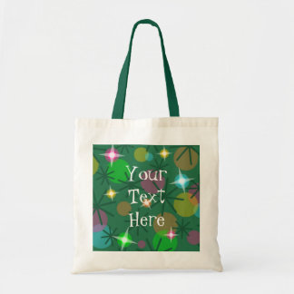 Christmas Lights 'Your Text' tote bag