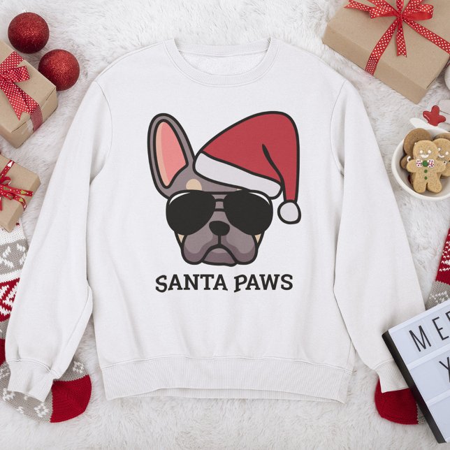 Christmas Lilac Tan French Bulldog Sweatshirt (Creator Uploaded)
