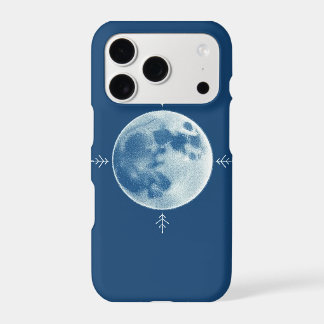Christmas Line Art Phone Case - Icy & Silver