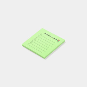 Christmas List Post It Notes