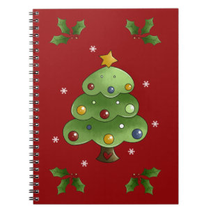 Christmas List Spiral Notebook