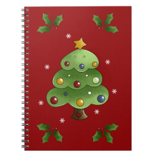Christmas List Spiral Notebook