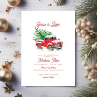 Christmas Little Red Truck Bridal Shower