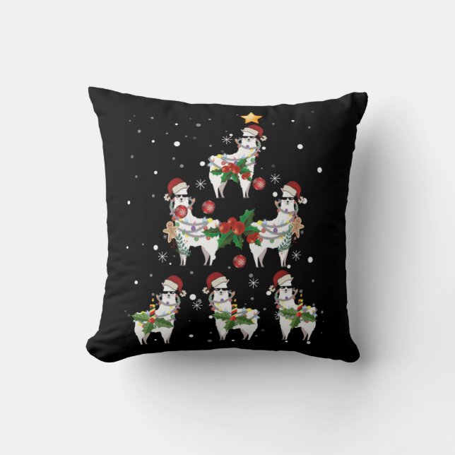 Christmas Llama Cushion (Front)