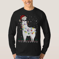 Christmas Llama Santa Hat Ugly Xmas Tree Alpaca Gi