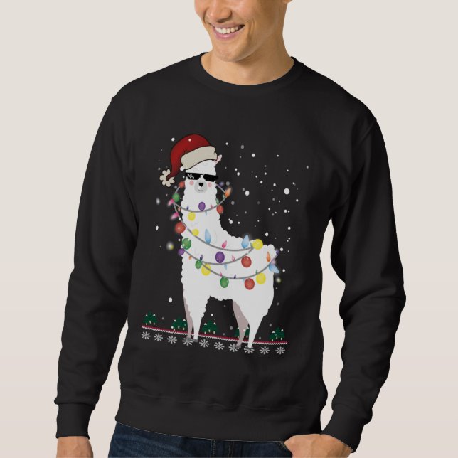 Christmas Llama Sweatshirt (Front)