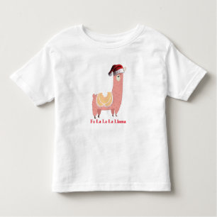 Christmas Llama Toddler T-Shirt