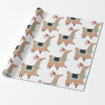 Christmas Llama wrapping paper<br><div class="desc">Christmas Llama wrapping paper. Part of my Fa la la llama collection.
Orginal illustration by McBooboos</div>