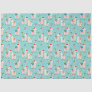 Christmas Llamas Tissue Paper