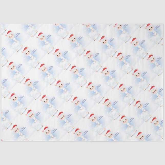Christmas Llamas  Tissue Paper (Front)