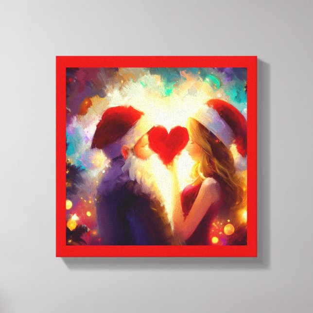 Christmas Love 1 Canvas Print (Front)