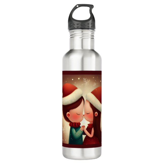 Christmas Love 2 710 Ml Water Bottle (Front)