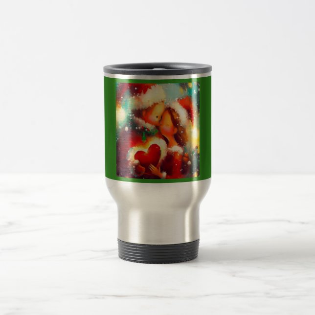 Christmas Love 3 Travel Mug (Center)