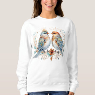Christmas Love Birds Sweatshirt