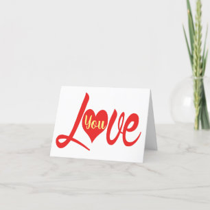 CHRISTMAS LOVE & CAN'T WAIT TO START NEW YEAR HOLIDAY CARD