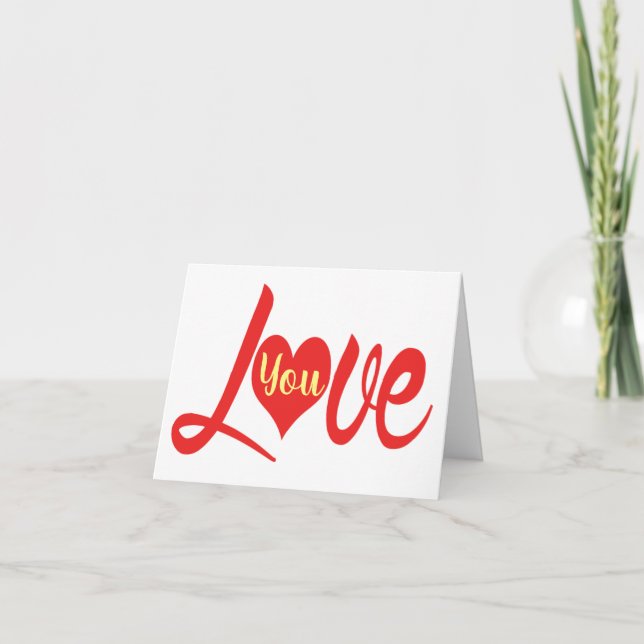 CHRISTMAS LOVE & CAN'T WAIT TO START NEW YEAR HOLIDAY CARD (Front)