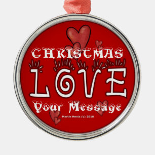 Christmas Love - Customise - Ornament