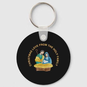 CHRISTMAS LOVE FROM THE HOLY FAMILY KEY RING