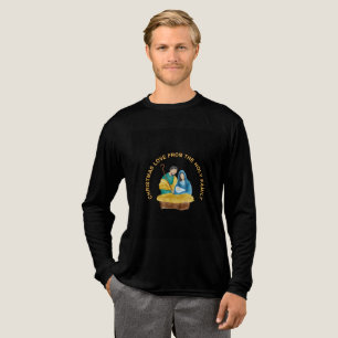 CHRISTMAS LOVE FROM THE HOLY FAMILY Tri-Blend SHIRT