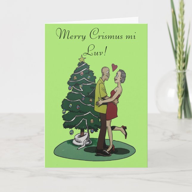 Christmas Love Holiday Card (Front)
