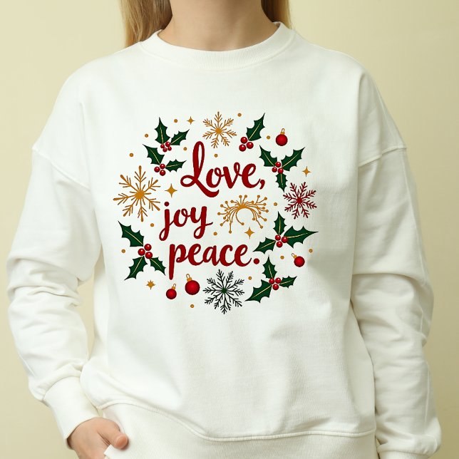  Christmas Love, Joy, Peace T-Shirt (Creator Uploaded)