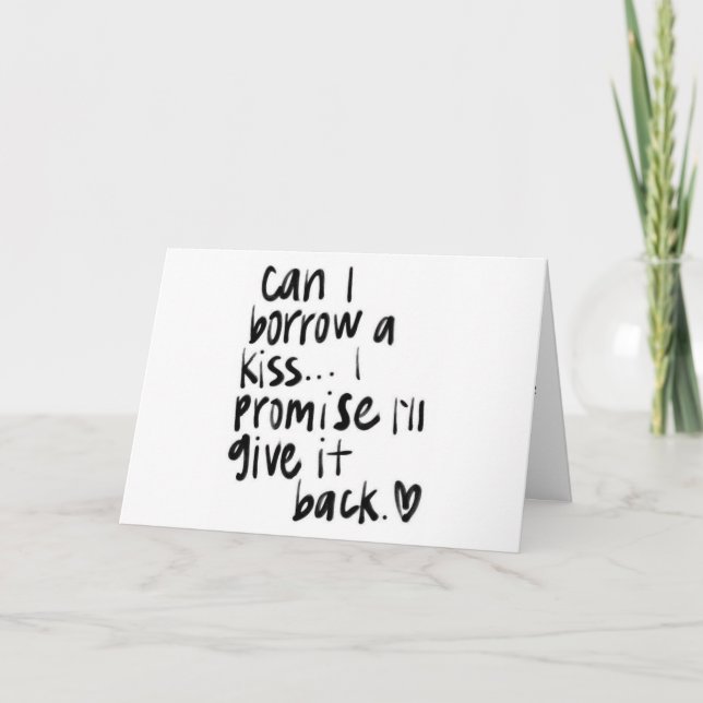 CHRISTMAS LOVE & LET'S MEET UNDER THE MISTLETOE CARD (Front)