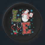 Christmas Love Nurse Cute Medical Snowman Holly Paper Plate<br><div class="desc">This modern design features the text "Love" in modern fun typography accented with a snowman nurse,  stethoscope,  snowflakes,  holly and candy canes. Perfect for Christmas holidays #nurse #nurselife #doctor #medical #health #christmas #partysupplies #christmaspartysupplies #christmasparty</div>