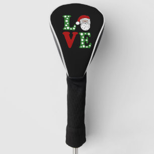 Christmas Love, Santa Love, Love Christmas, Love Golf Head Cover
