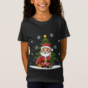 Christmas Lovely Cute Kawaii Chibi Santa Claus T-Shirt
