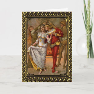 Christmas Lovers - Vintage Fine Art Card