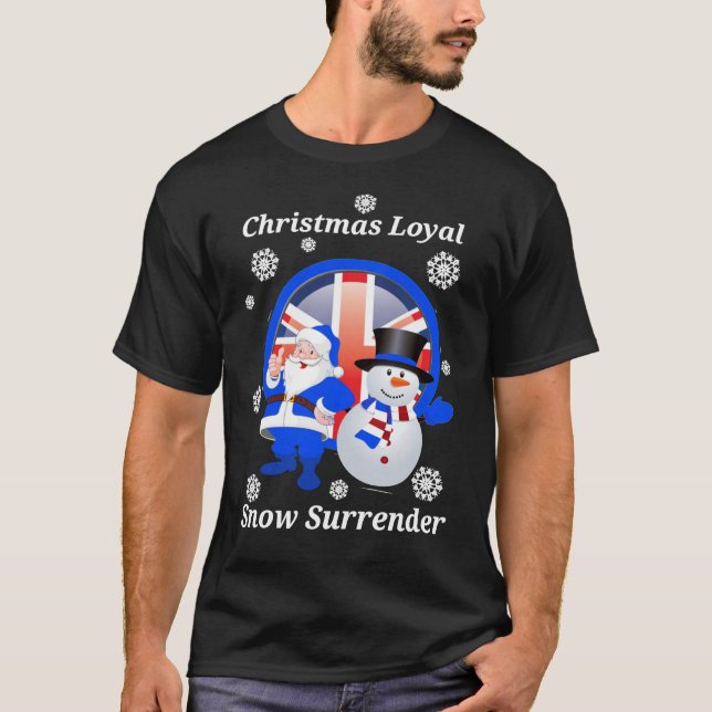 Christmas Loyal Snow Surrender Classic T-Shirt (Front)