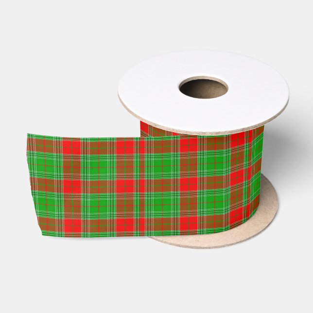 Christmas Lumberjack Plaid Satin Ribbon (Spool)