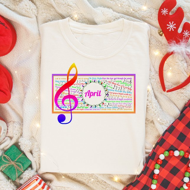 Christmas Lyric Long Sleeve T-Shirt (Creator Uploaded)
