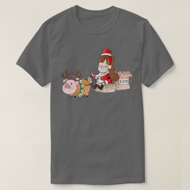 Christmas Mabel Gravity Falls  T-Shirt (Design Front)