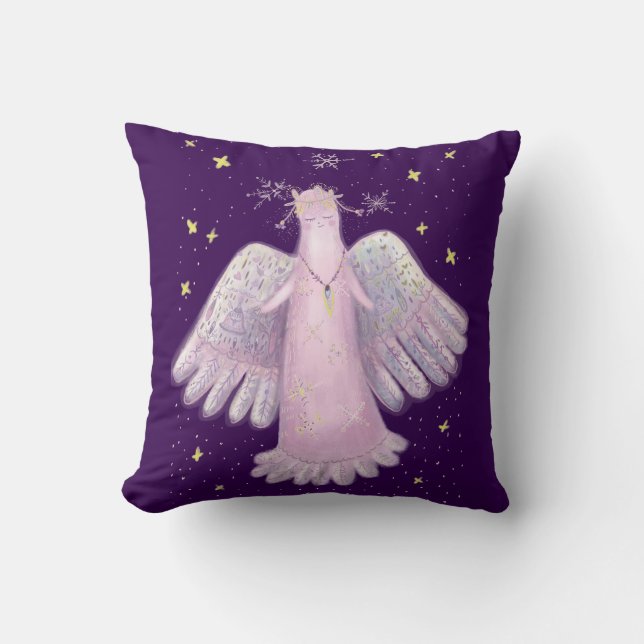 christmas magic angel cushion (Front)
