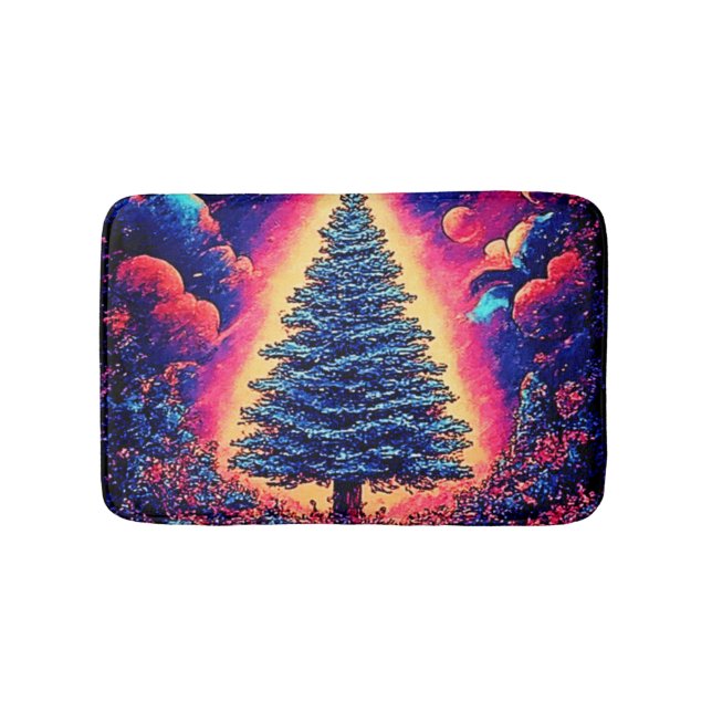 Christmas Magic Art Print Bath Mat (Front)