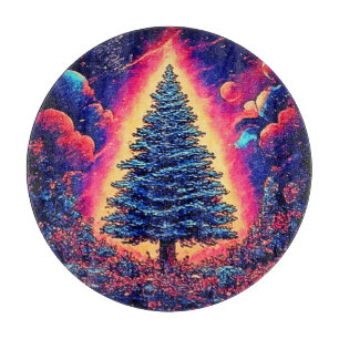 Christmas Magic Art Print Cutting Board